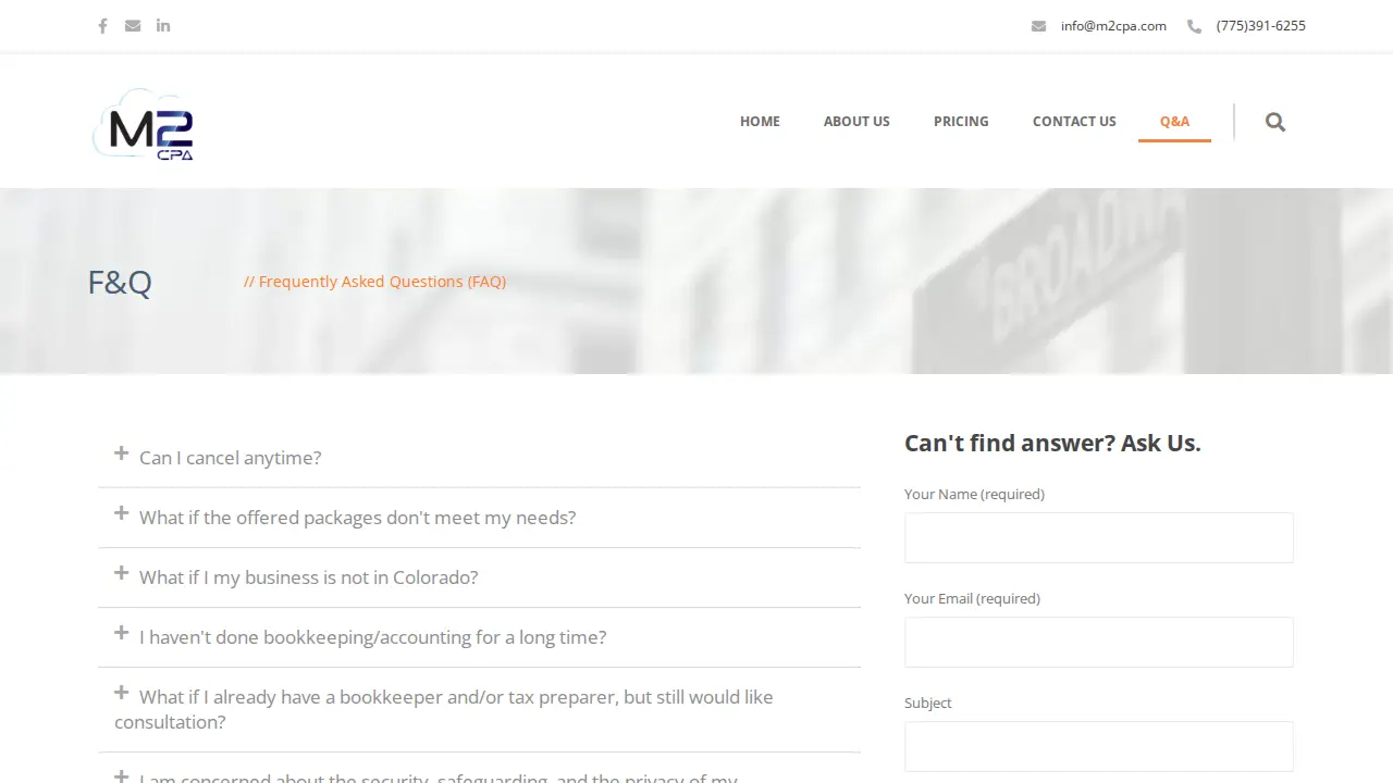 M2 CPA page
