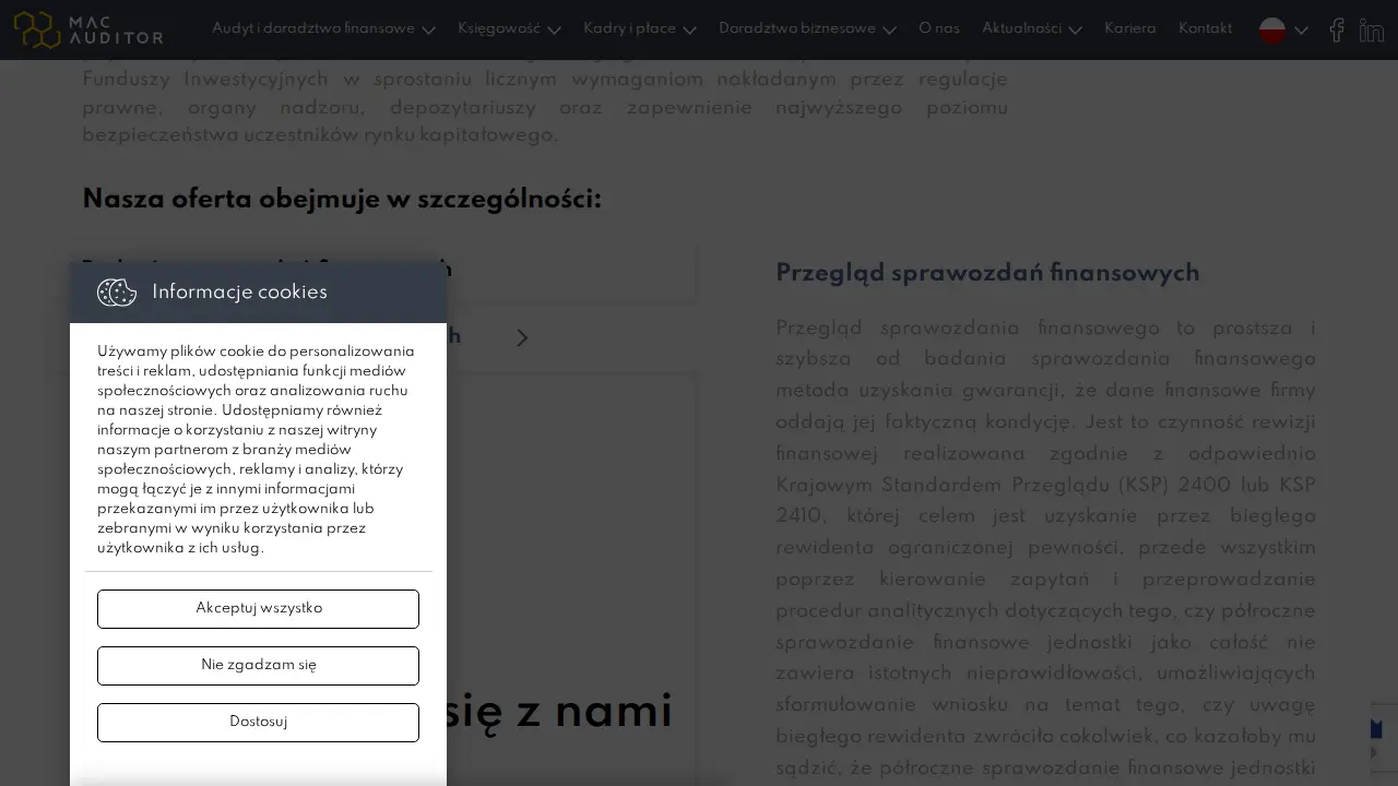 Mac Auditor Sp. z o.o. page