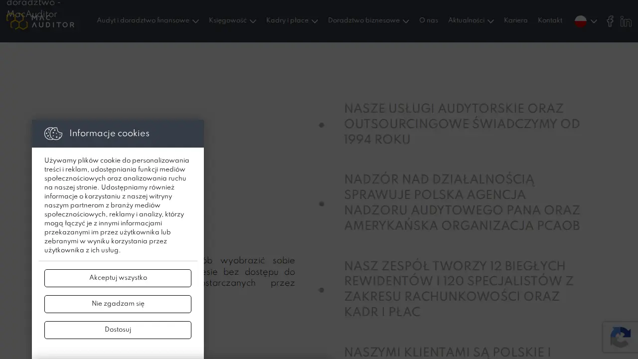 Mac Auditor Sp. z o.o. website