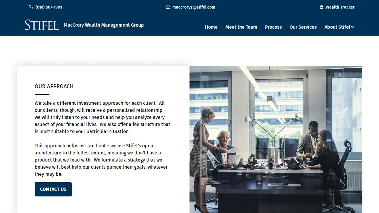 MacCrory Wealth Management Group - Stifel page