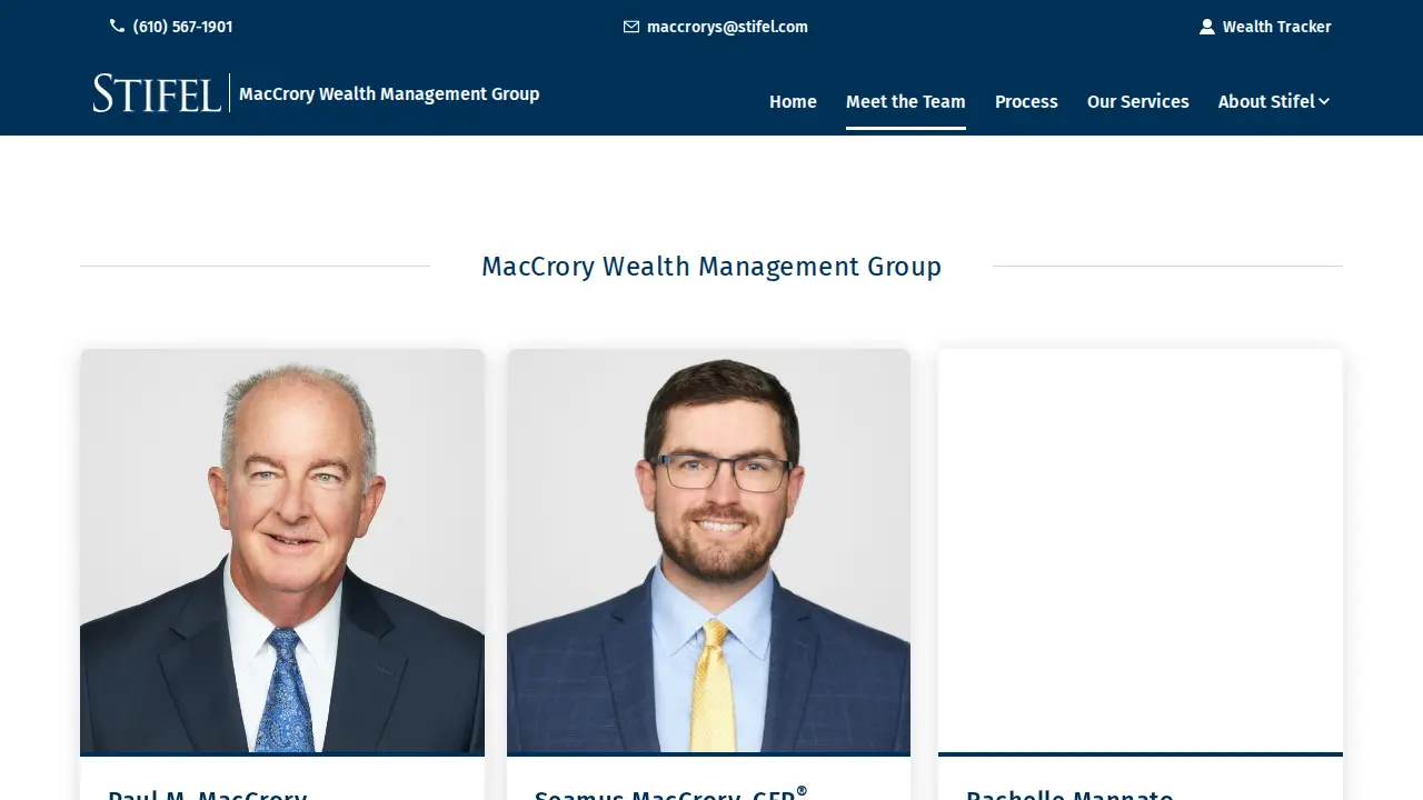 MacCrory Wealth Management Group - Stifel page