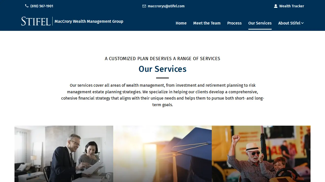 MacCrory Wealth Management Group - Stifel page