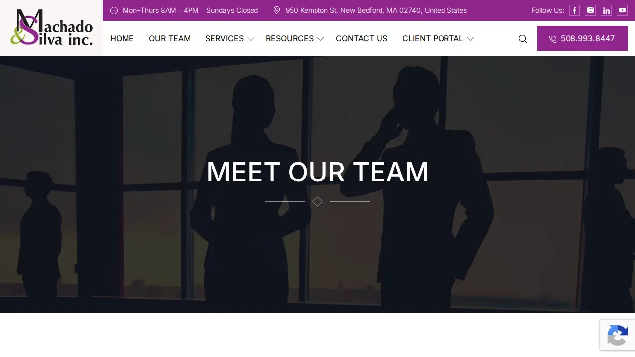 Machado & Silva Inc page