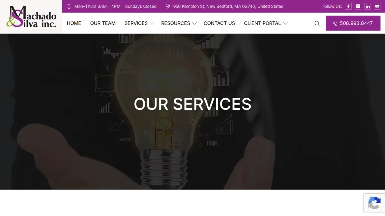 Machado & Silva Inc page