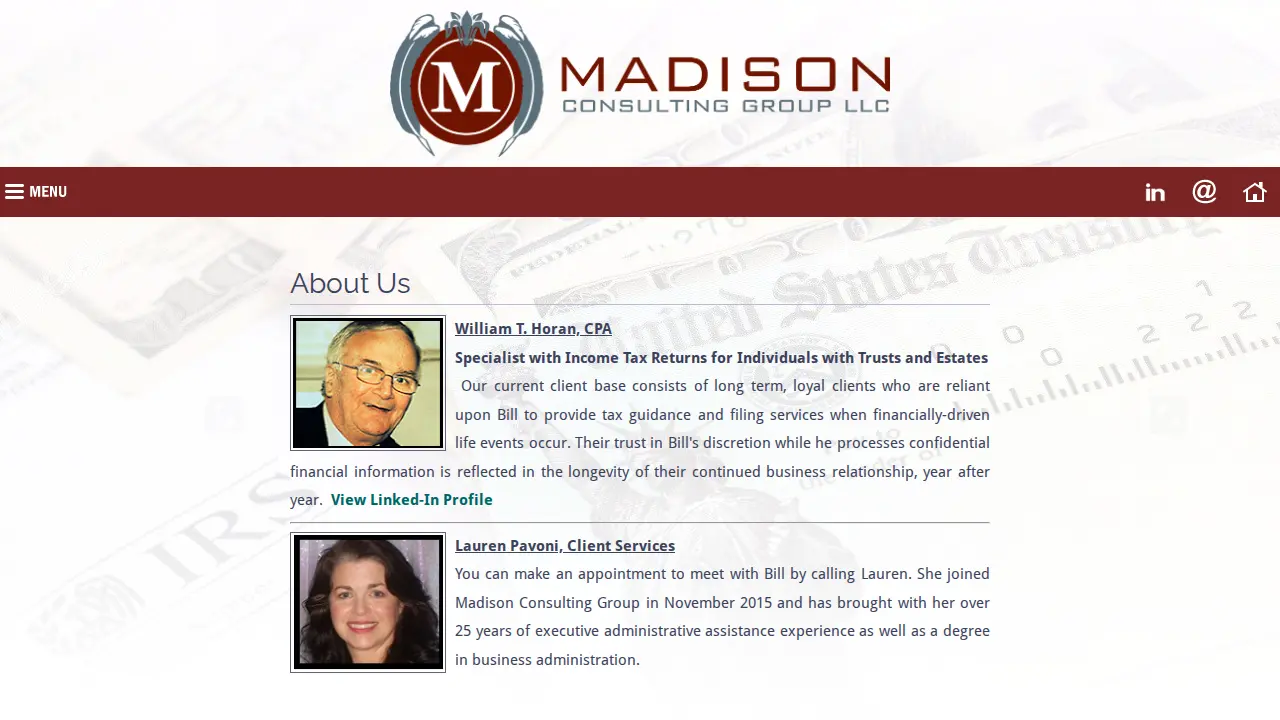 Madison Consulting Group LLC page