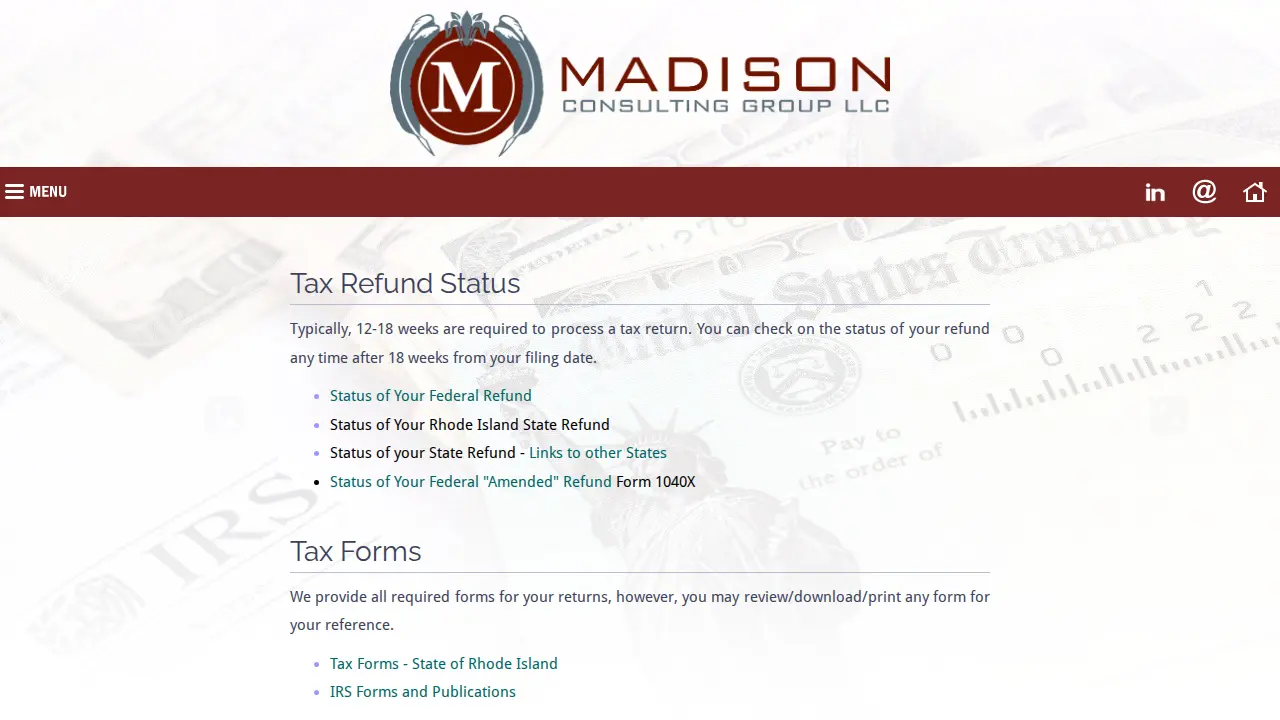 Madison Consulting Group LLC page