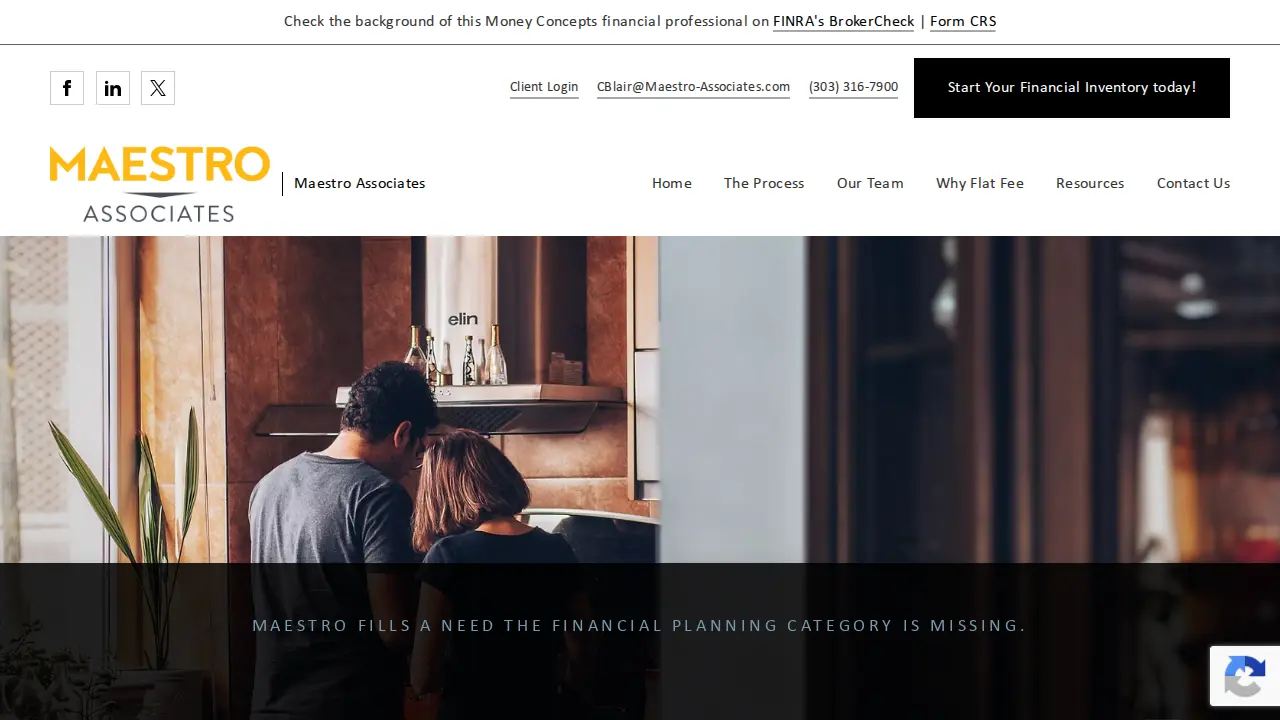 Maestro Associates page