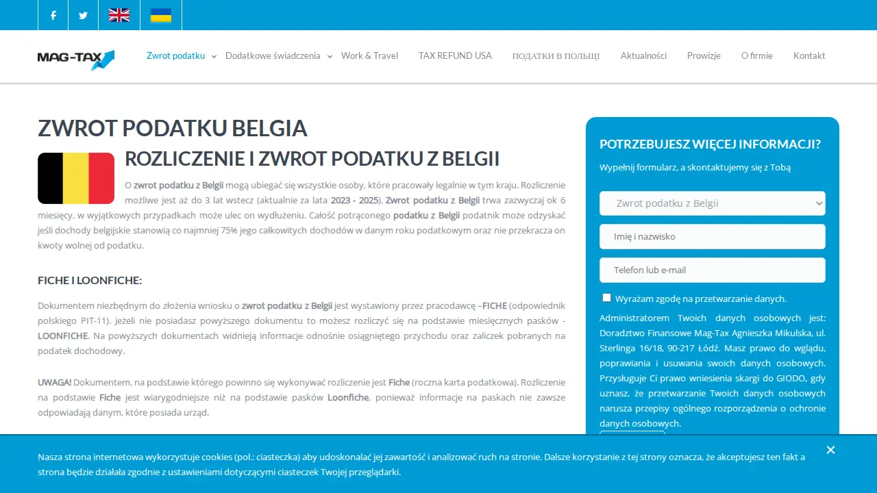Mag-Tax. Doradztwo finansowe page