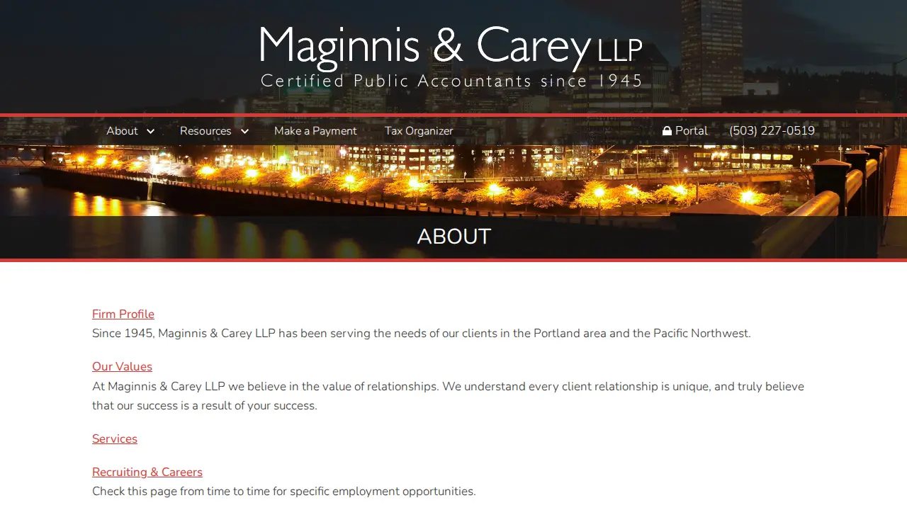 Maginnis & Carey page