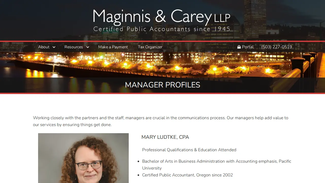 Maginnis & Carey page