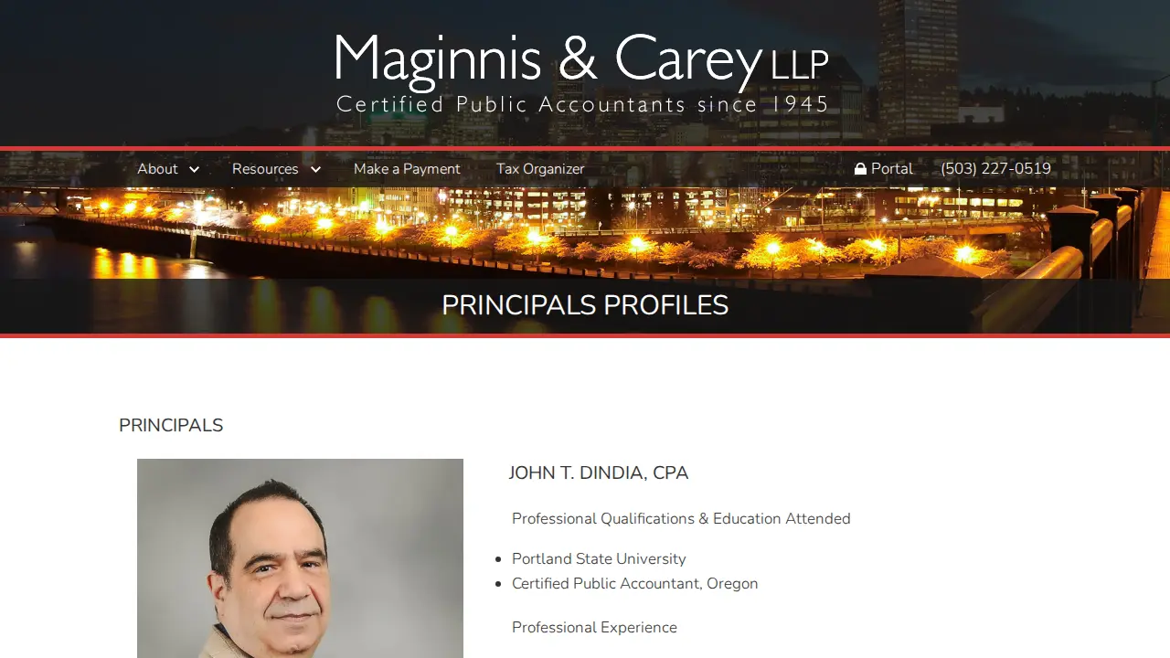 Maginnis & Carey page