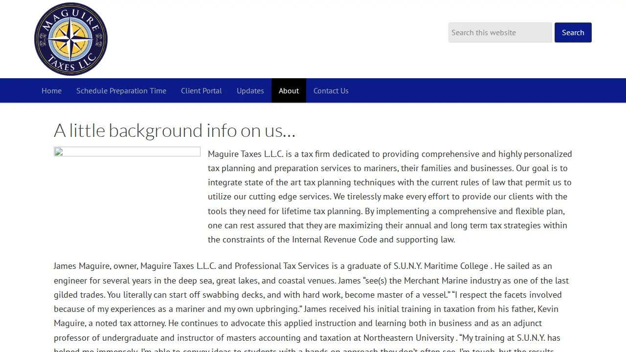 Maguire Taxes LLC page