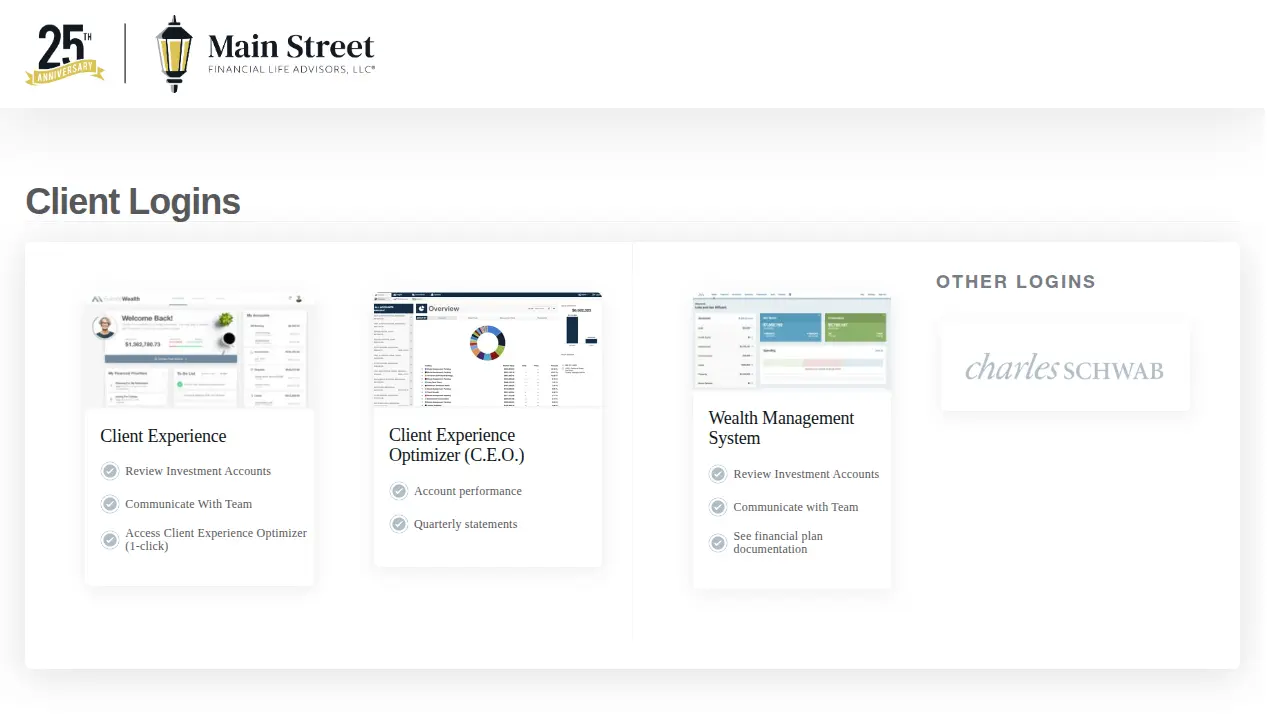 Main Street Investment Advsrs page
