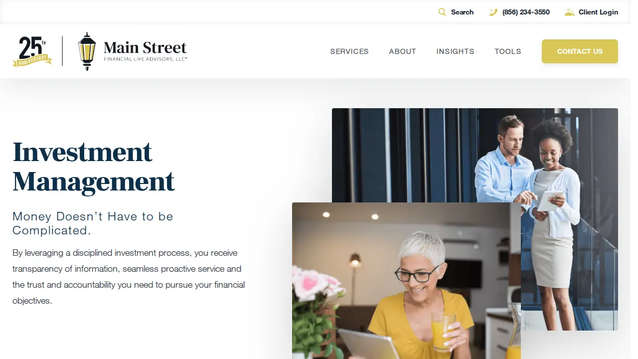 Main Street Investment Advsrs page