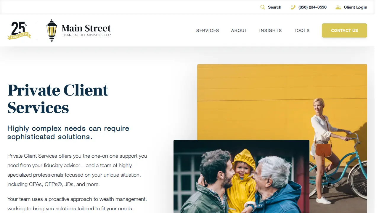 Main Street Investment Advsrs page
