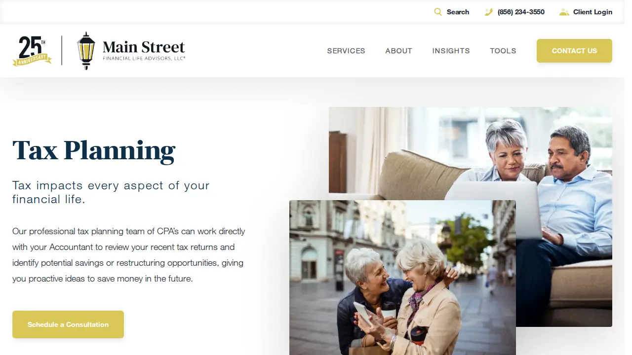 Main Street Investment Advsrs page