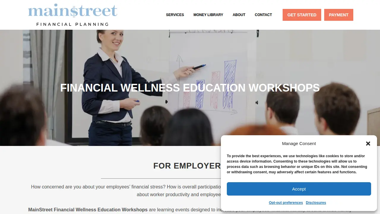 MainStreet Financial Planning, Inc page