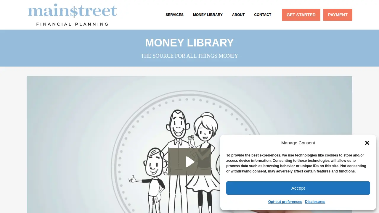 MainStreet Financial Planning, Inc page