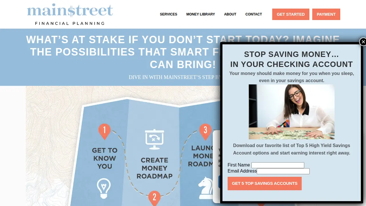 MainStreet Financial Planning, Inc page
