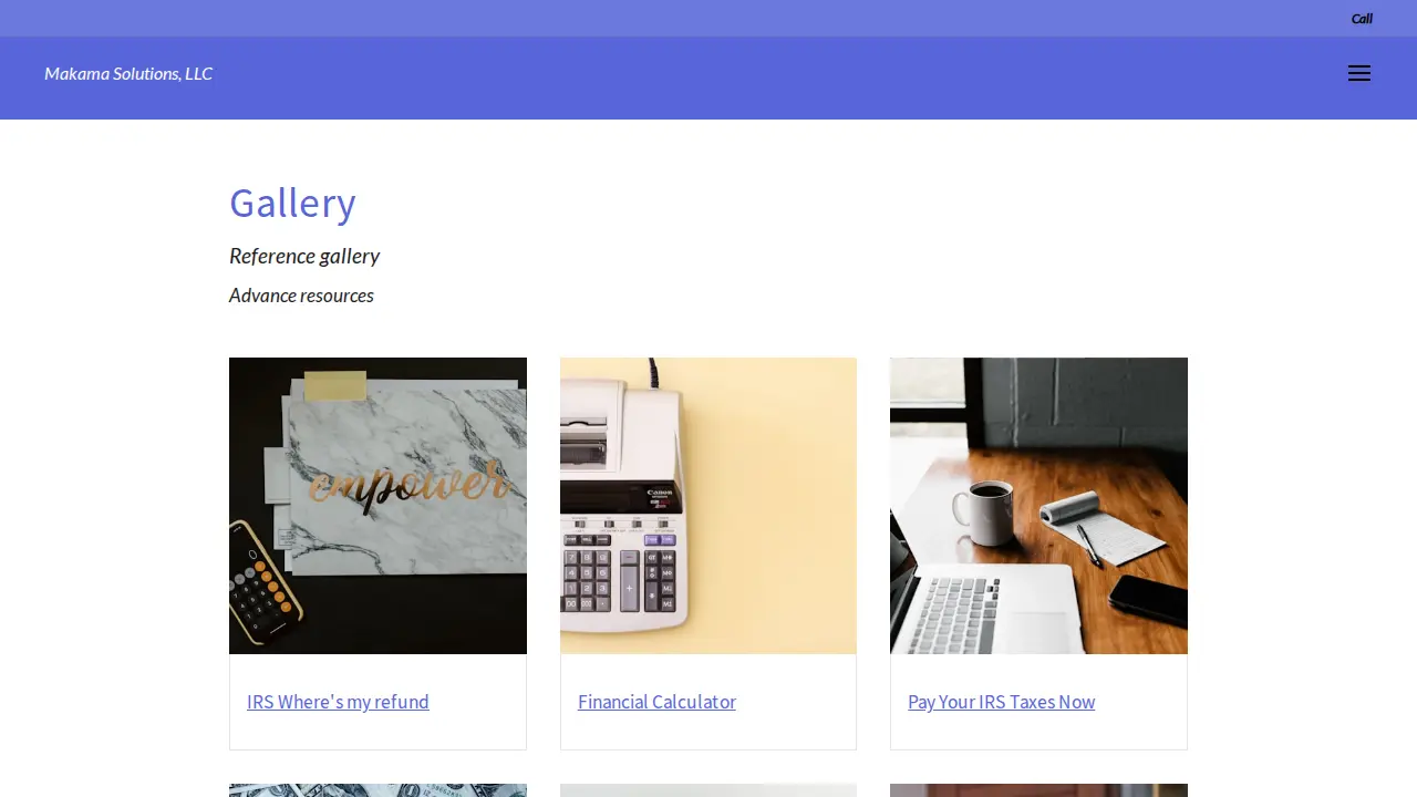 Makama Tax Solutions, LLC page