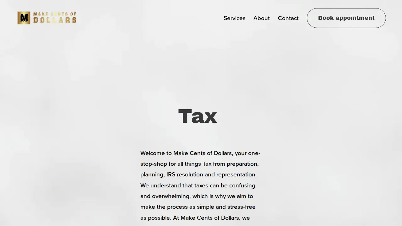 Make Cents of Dollars website