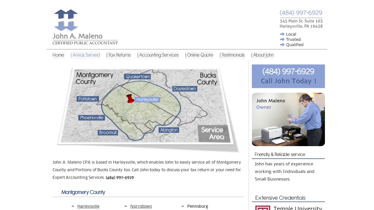 John Maleno CPA page