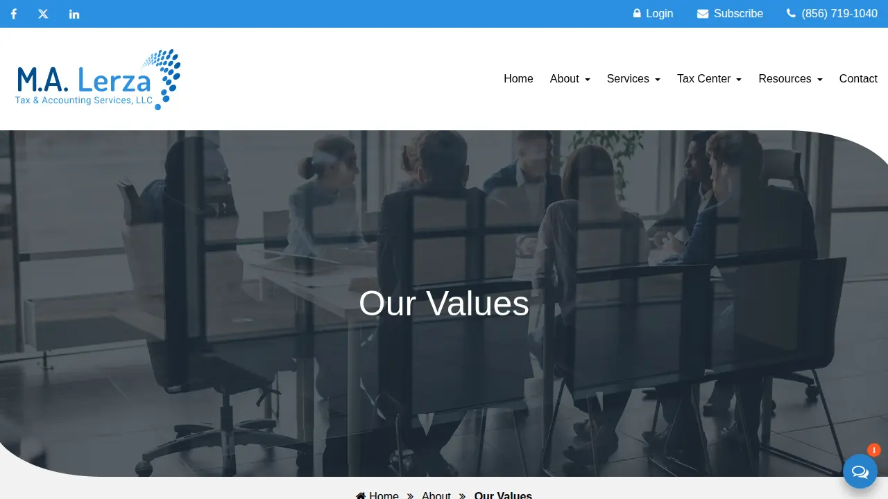 M.A. Lerza Tax & Accounting Services, LLC page