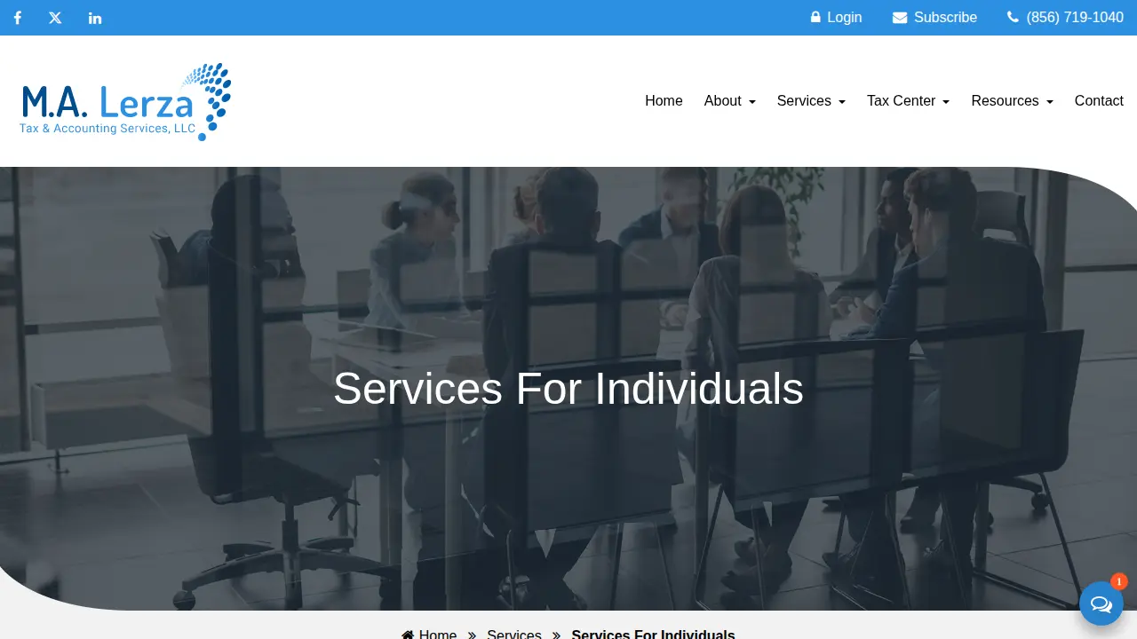 M.A. Lerza Tax & Accounting Services, LLC page