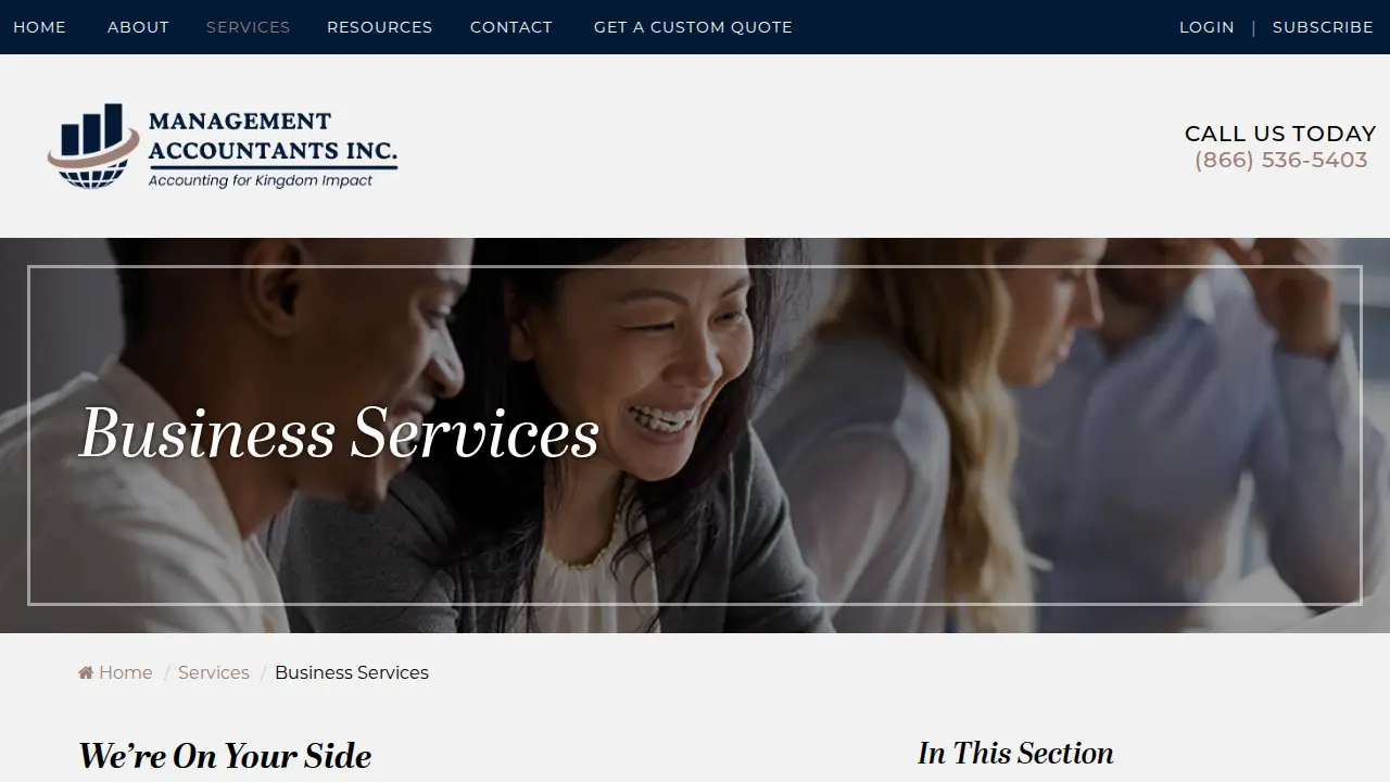 Management Accountants page