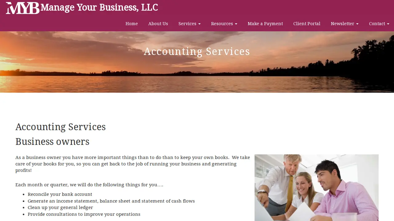 Manage Your Business LLC page