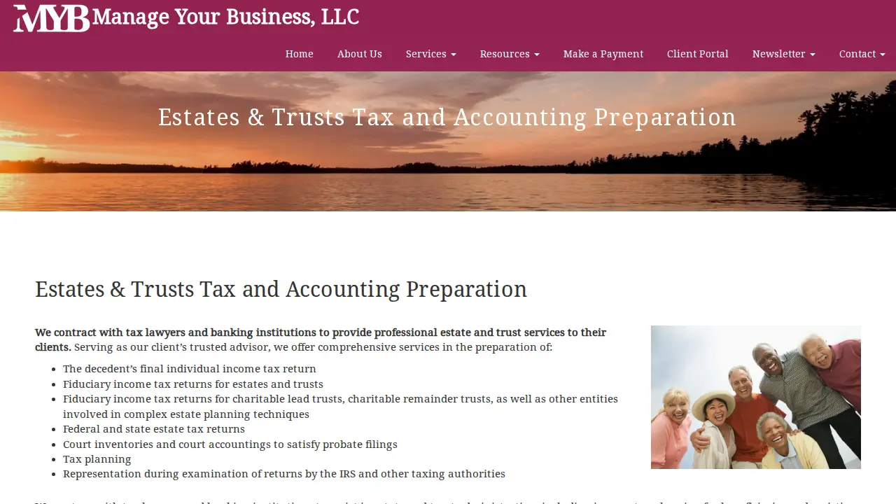 Manage Your Business LLC page
