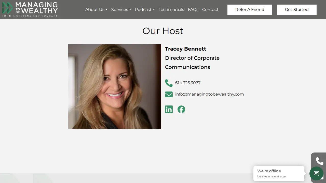 John E. Sestina & Company page