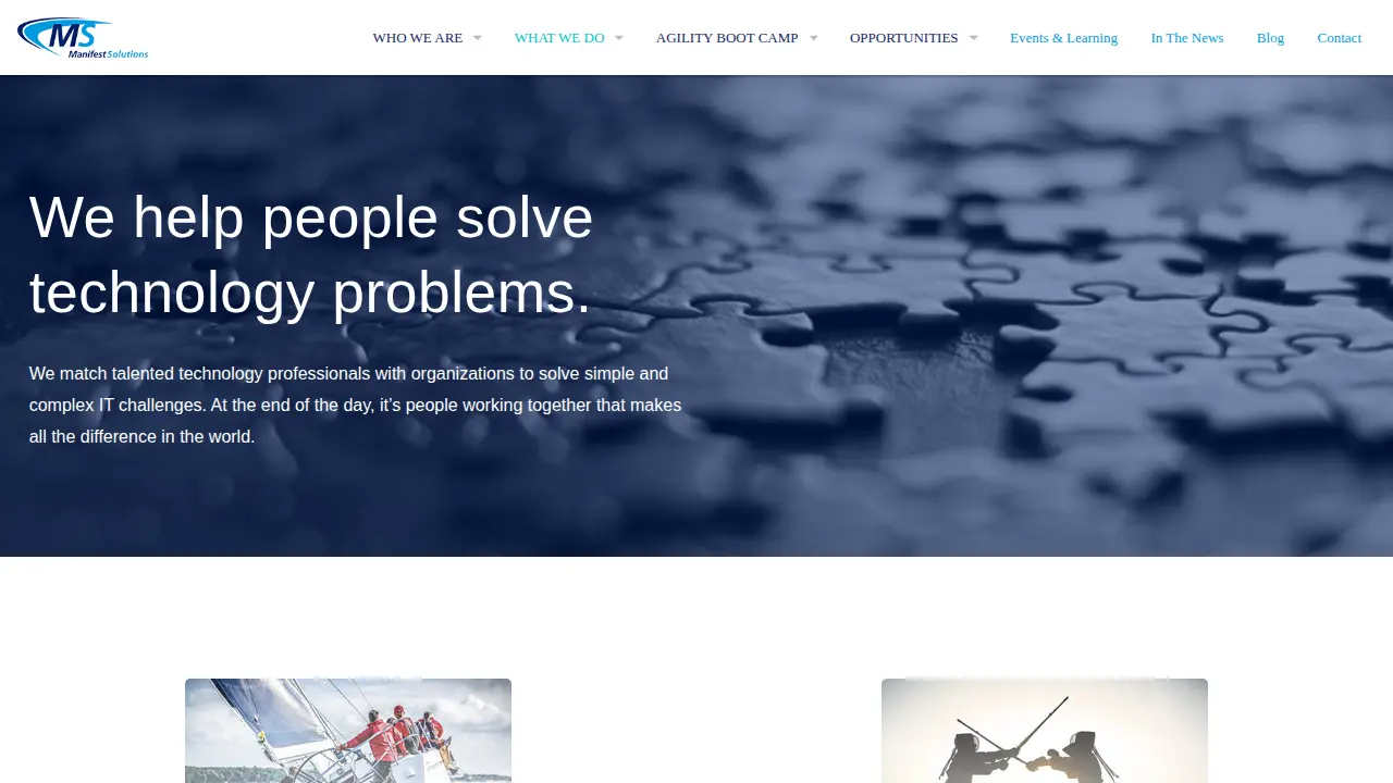 Manifest Solutions Corporation page