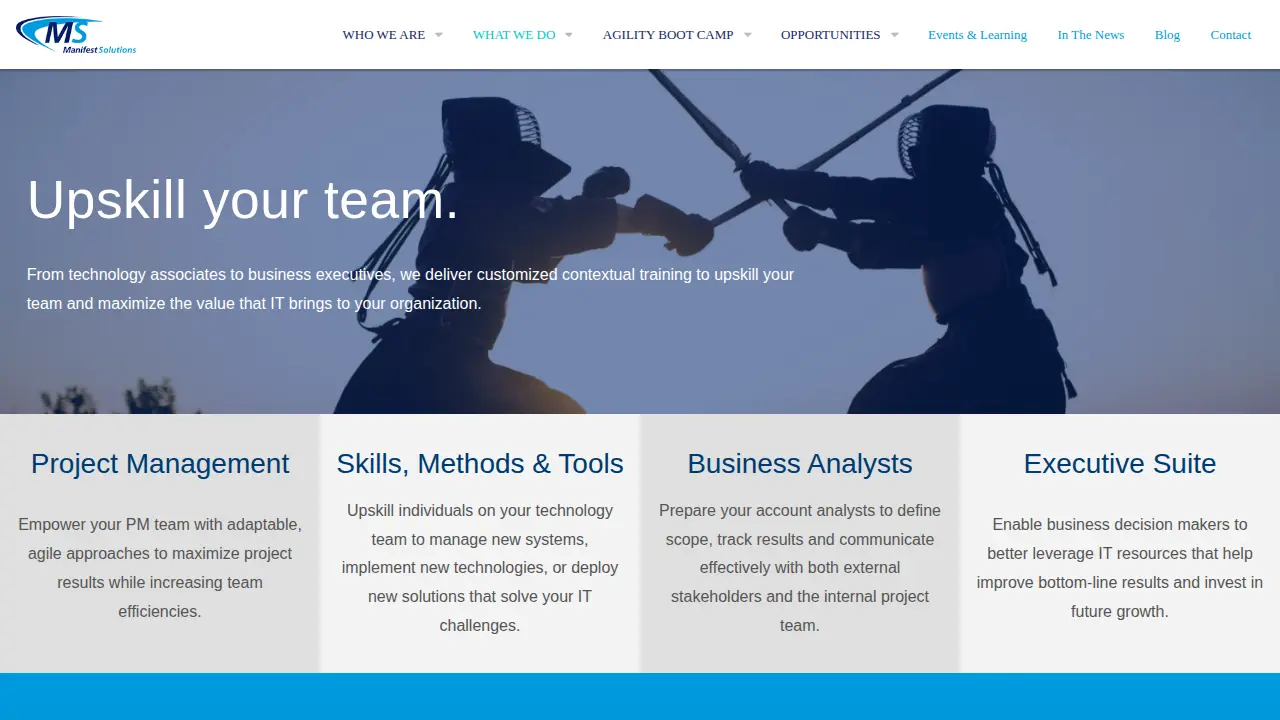 Manifest Solutions Corporation page