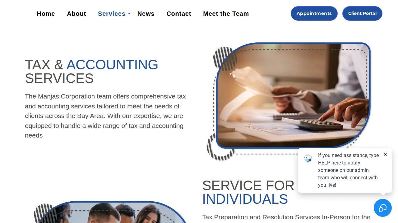 Manjas Corporation page