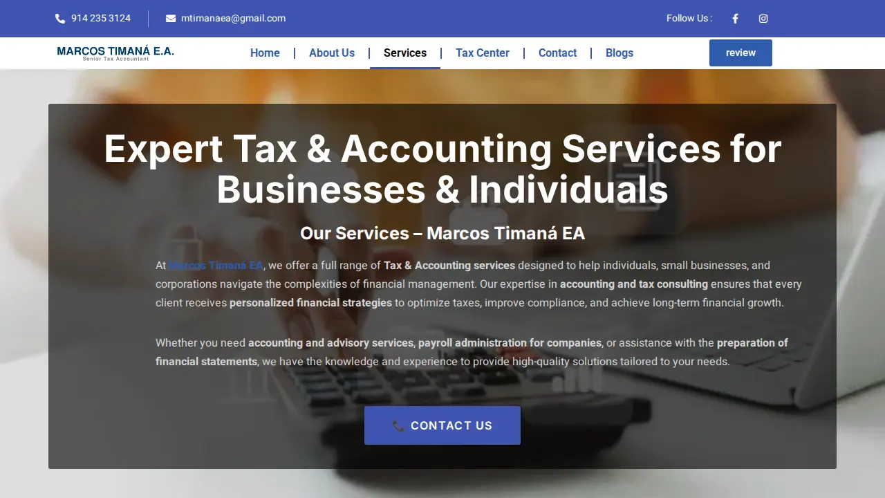 Marcos Timana EA page