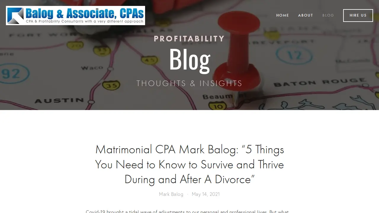 Balog & Associate, CPAs, PLLC page