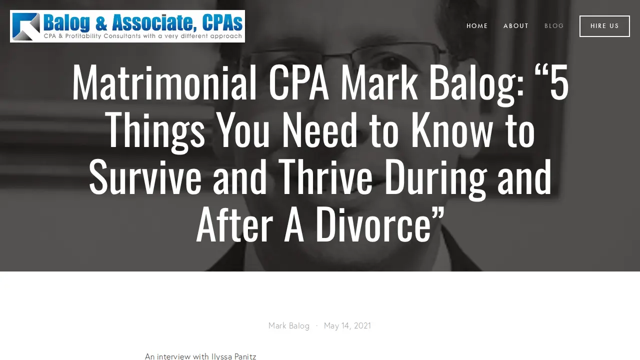 Balog & Associate, CPAs, PLLC page
