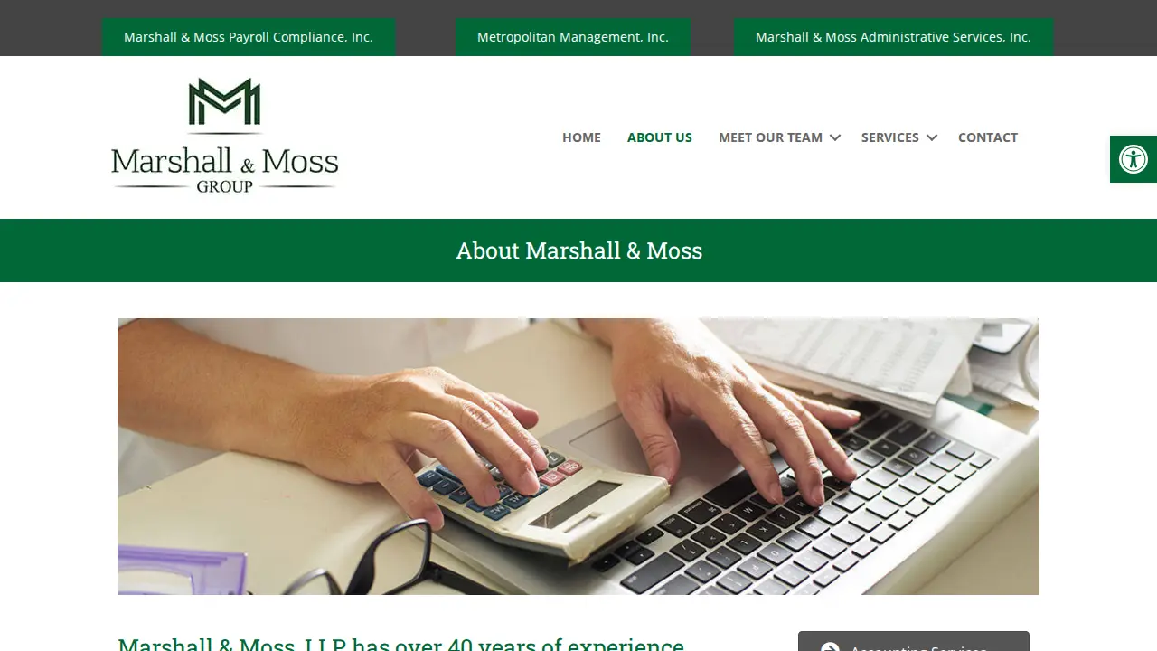 Marshall & Moss LLP page
