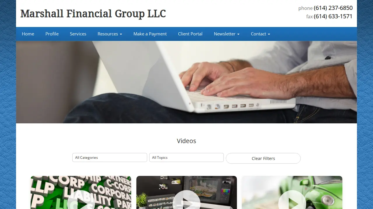 Marshall Financial Group Inc page