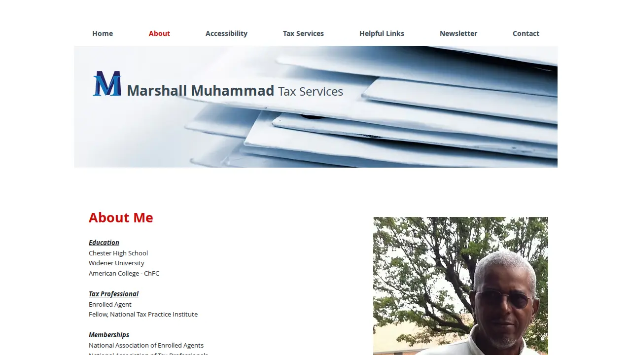 Marshall Muhammad Enterprises page