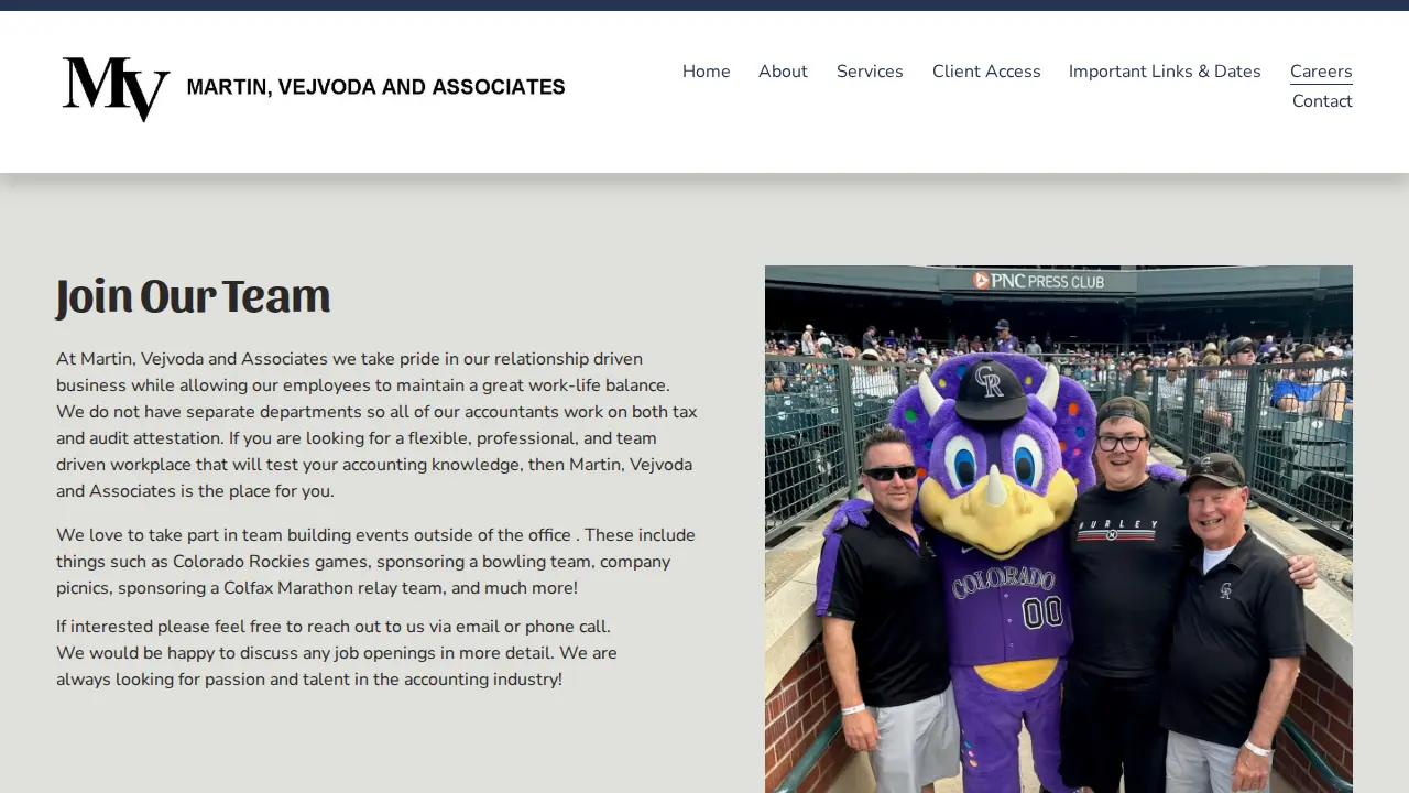 Martin Vejvoda & Associates page
