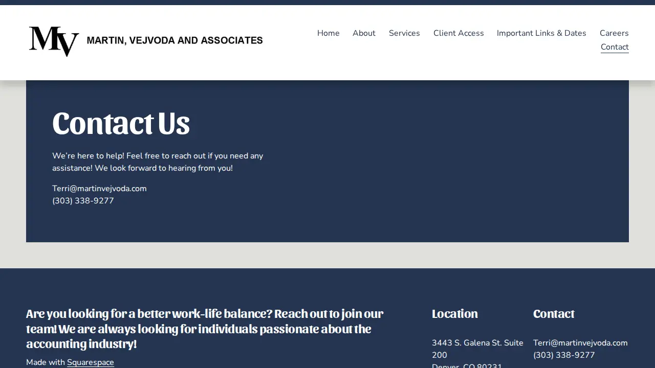 Martin Vejvoda & Associates page