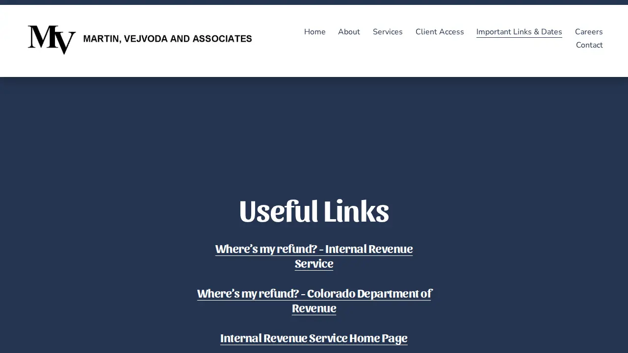 Martin Vejvoda & Associates page