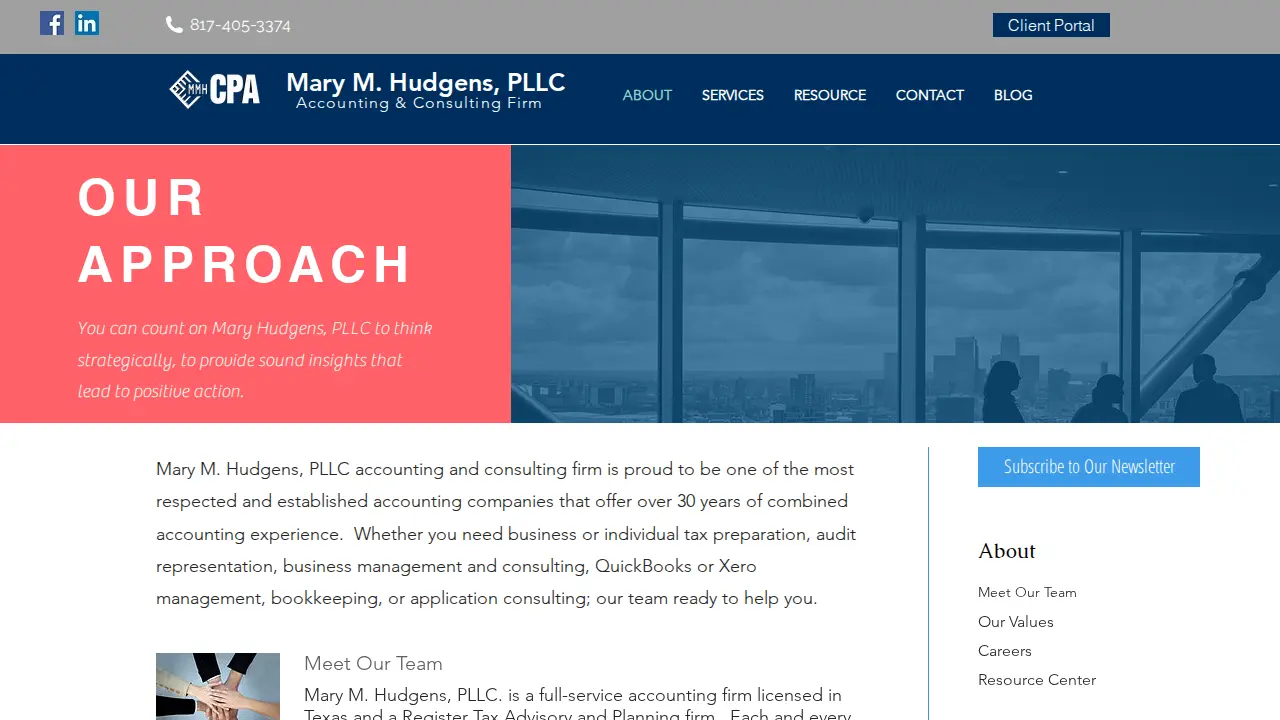 Mary M. Hudgens PLLC page
