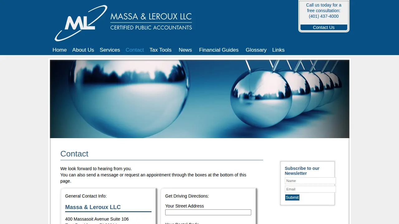 Massa & Leroux LLC page