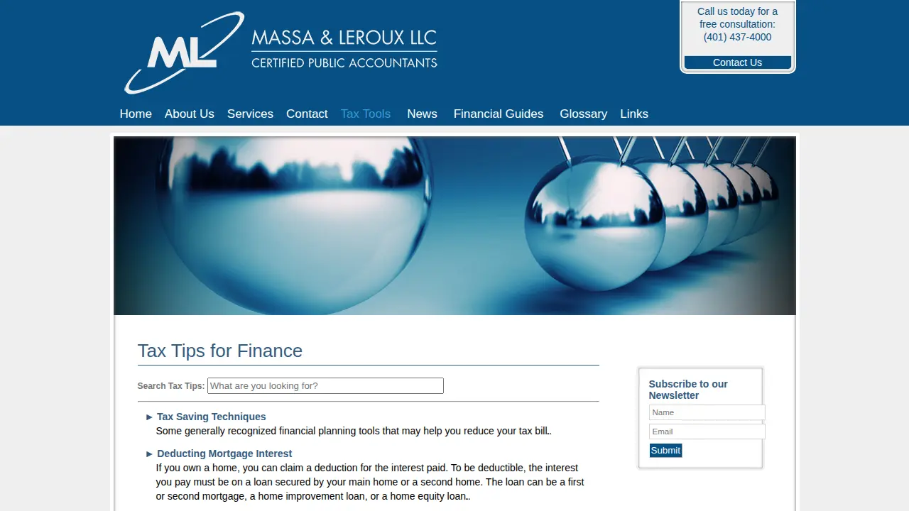 Massa & Leroux LLC page