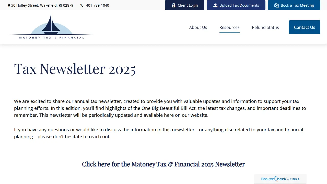 Matoney Joe P CPA page