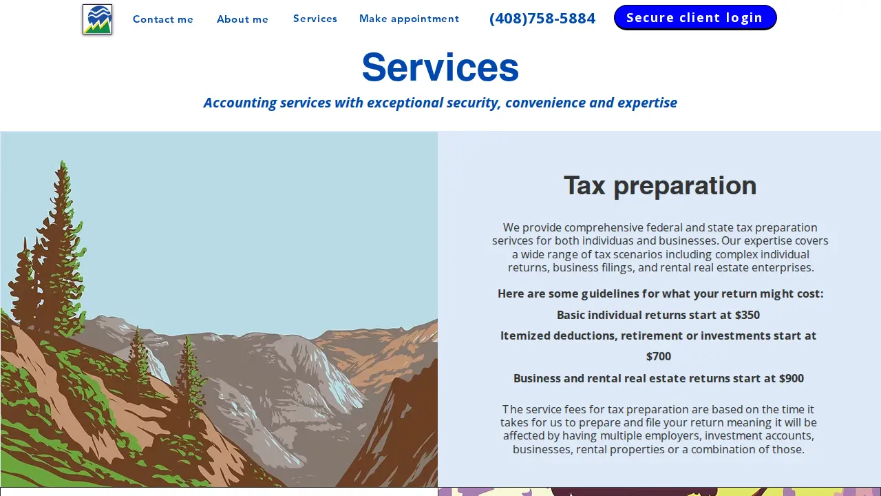 Matt Larson Tax Advisor page