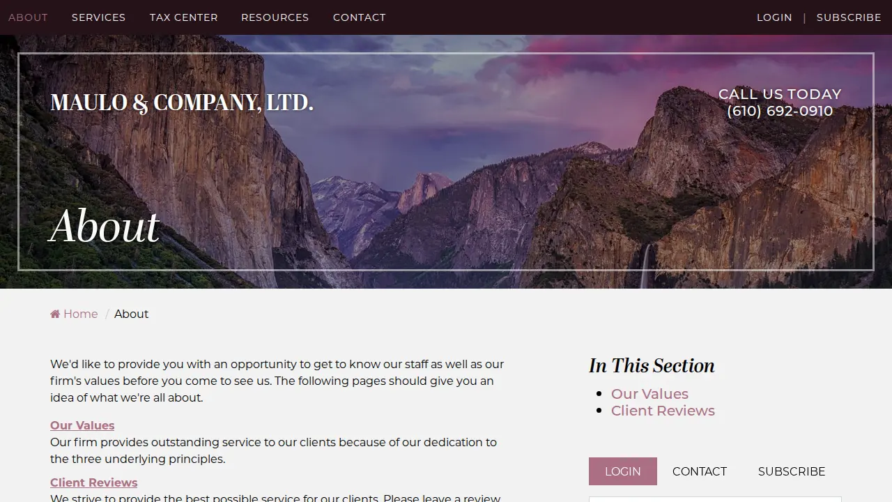 Maulo & Company, Ltd. page